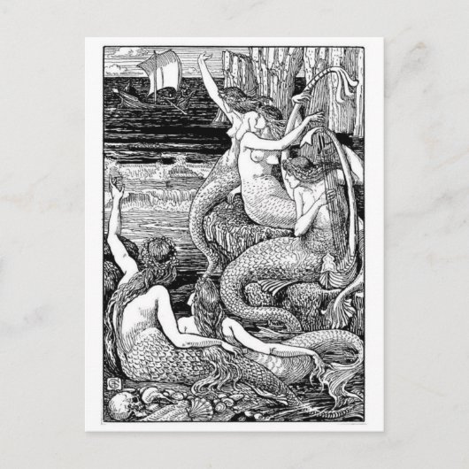 Classic Illustration Briefkaart (Voorkant)