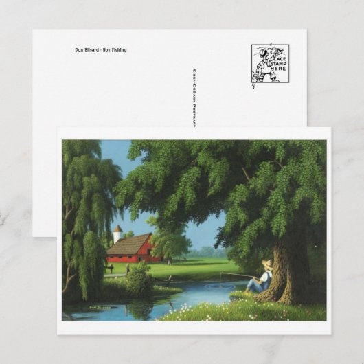 Classic Illustration Briefkaart (Voorkant / Achterkant)