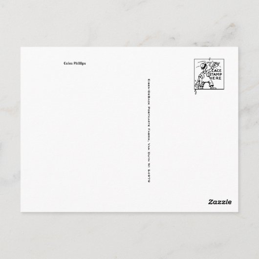 Classic Illustration Briefkaart (Achterkant)