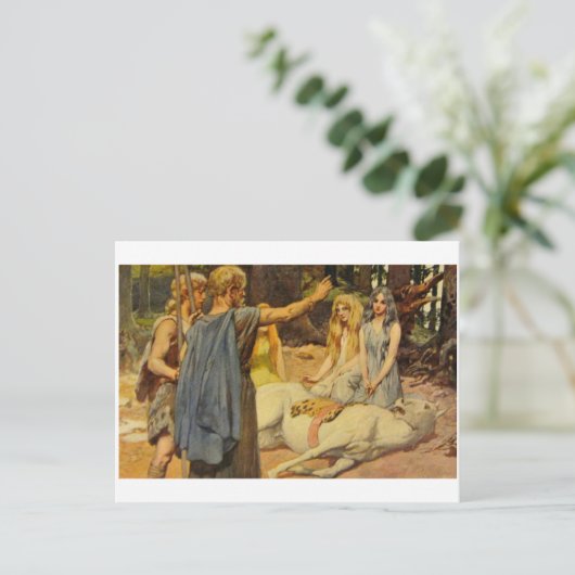 Classic Illustration Briefkaart (Staand voorkant)