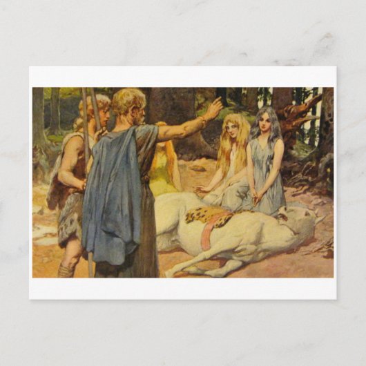 Classic Illustration Briefkaart (Voorkant)