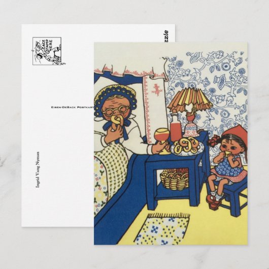 Classic Illustration Briefkaart (Voorkant / Achterkant)