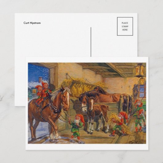 Classic Illustration Briefkaart (Voorkant / Achterkant)