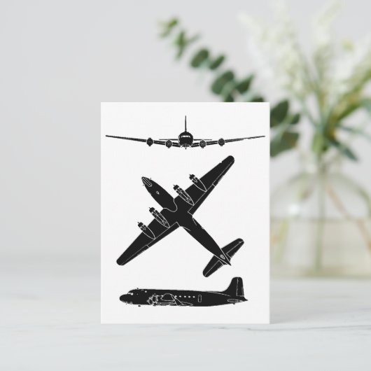 Classic Illustration Briefkaart (Staand voorkant)