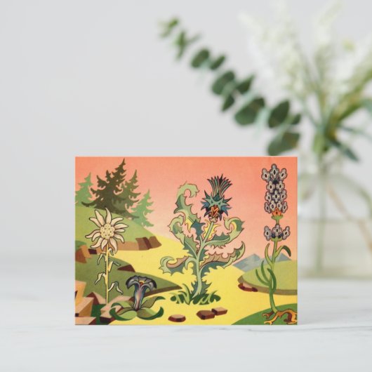 Classic Illustration Briefkaart (Staand voorkant)