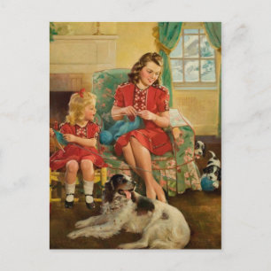 Classic Illustration Briefkaart