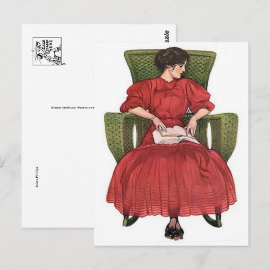 Classic Illustration Briefkaart (Voorkant / Achterkant)