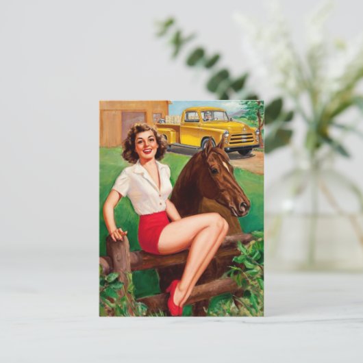 Classic Illustration Briefkaart (Staand voorkant)