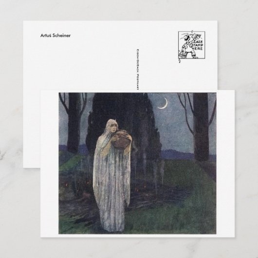 Classic Illustration Briefkaart (Voorkant / Achterkant)