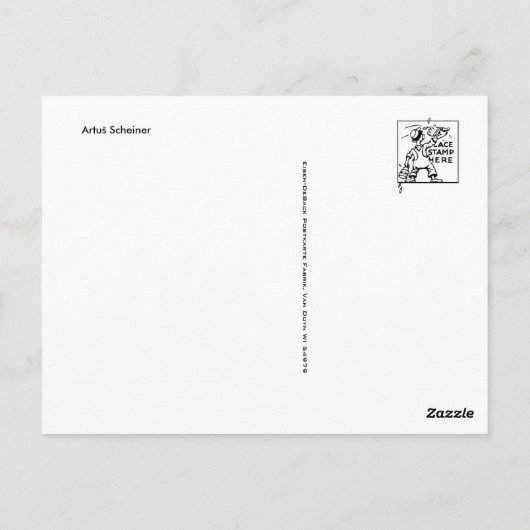 Classic Illustration Briefkaart (Achterkant)