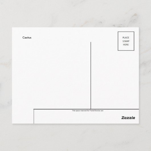 Classic Illustration Briefkaart (Achterkant)