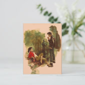 Classic Illustration Briefkaart (Staand voorkant)