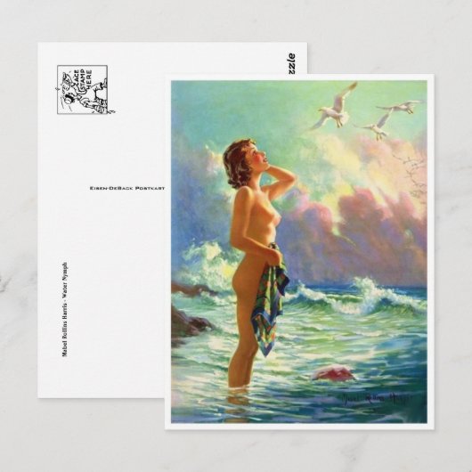 Classic Illustration Briefkaart (Voorkant / Achterkant)