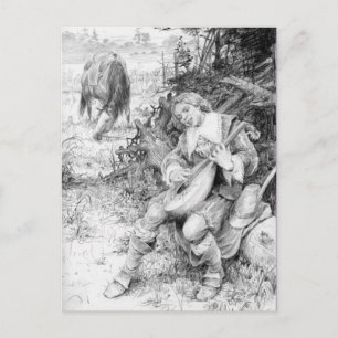 Classic Illustration Briefkaart