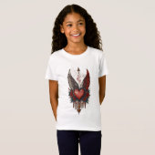 Classic Ink Creations: Hart & Cupid Collectie T-shirt (Voorkant volledig)