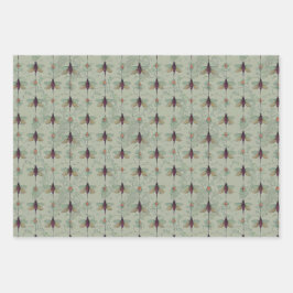 Classic Insects Pattern Inpakpapier Vel