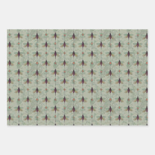 Classic Insects Pattern Inpakpapier Vel