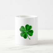 Classic Irish four leaf Clover-ontwerp Koffiemok (Center)