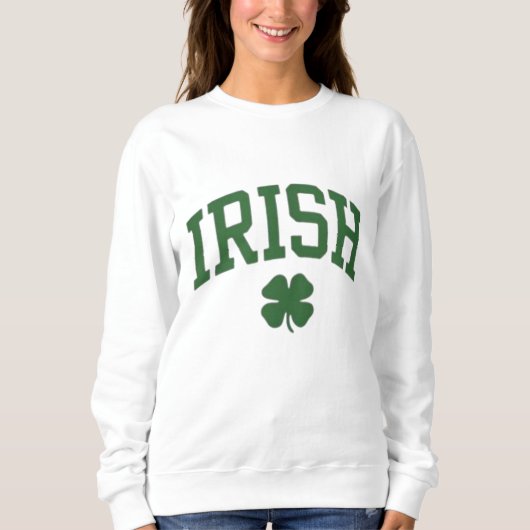 Classic Irish Pride Shamrock - St. Patrick's Day Trui (Voorkant)