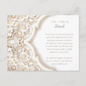 Classic Islamitisch Bloemen Bruiloft Informatie Ka Informatiekaartje (Voorkant)