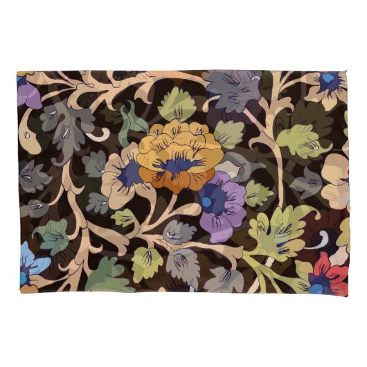 Classic Islamitisch: Bloemen naadloos Ornament Kussensloop (Voorkant)