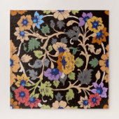 Classic Islamitisch: Bloemen naadloos Ornament Legpuzzel (Horizontaal)