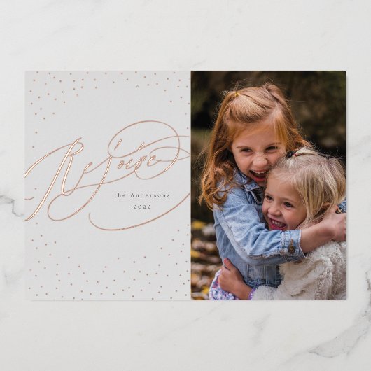 Classic Ivory Verheug je op de Religieuze Folie Va Feestdagenkaart (Voorkant)