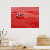 CLASSIC JAGUAR BONNET MASCOT POSTER (Keuken)