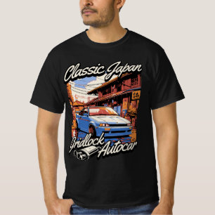 Classic  Japan auto Cool graphic T-shirt