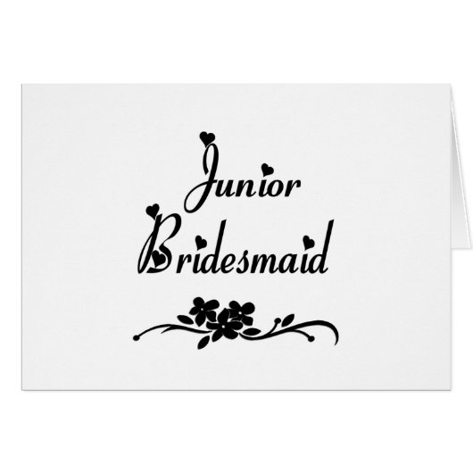 Classic Junior Bridesmaid (Voorkant Horizontaal)