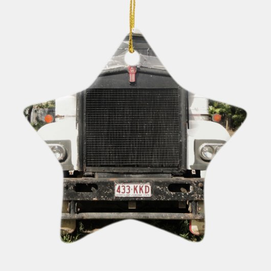 Classic Kenworth Truck Keramisch Ornament (Voorkant)