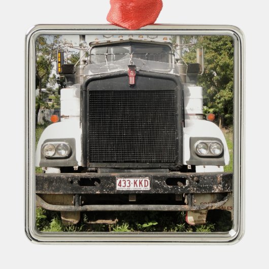 Classic Kenworth Truck Metalen Ornament (Voorkant)