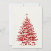  Classic Kerst ornament bruiloft Kaart (Achterkant)