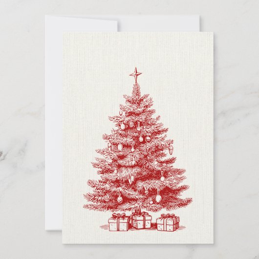  Classic Kerst ornament bruiloft Kaart (Achterkant)