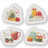 Classic kerst sticker collectie (Voorkant)