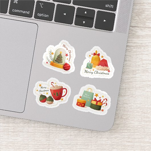 Classic kerst sticker collectie (Detail)