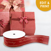 Classic kerstlint Grosgrain Lint