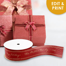  Classic  kerstlint Grosgrain Lint