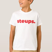 Classic Kids T-Shirt - Steups. (Voorkant)