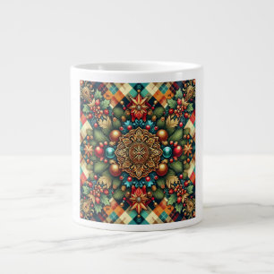 /Classic kleurrijke kerst Grote Koffiekop