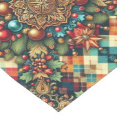 /Classic kleurrijke kerst Medium Tafelloper (Hoek)