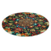 /Classic kleurrijke kerst Snijplank (Hoek)