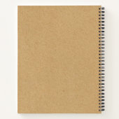 Classic  kraft Custom name Recept Notitieboek (Achterkant)