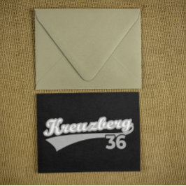 Classic Kreuzberg 36 Berlin City Logo Oldschool Briefkaart