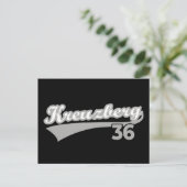 Classic Kreuzberg 36 Berlin City Logo Oldschool Briefkaart (Staand voorkant)