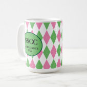Classic Ladies Golf League Coffee Mok (Voorkant links)