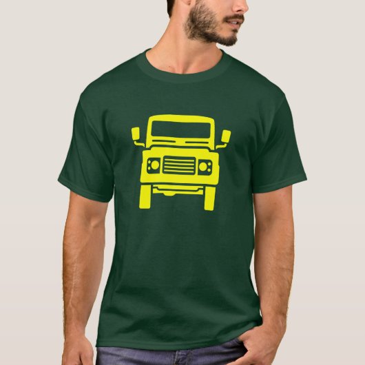 Classic Land Rover-illustratie T-shirt (Voorkant)