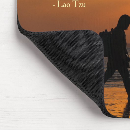 Classic Lao Tzu Journey Quote Muismat (Hoek)