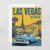 Classic Las Vegas Nevada Travel Briefkaart (Voorkant / Achterkant)