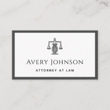 Classic Law Lawyer Schalen Logo Grijs & Wit Vet